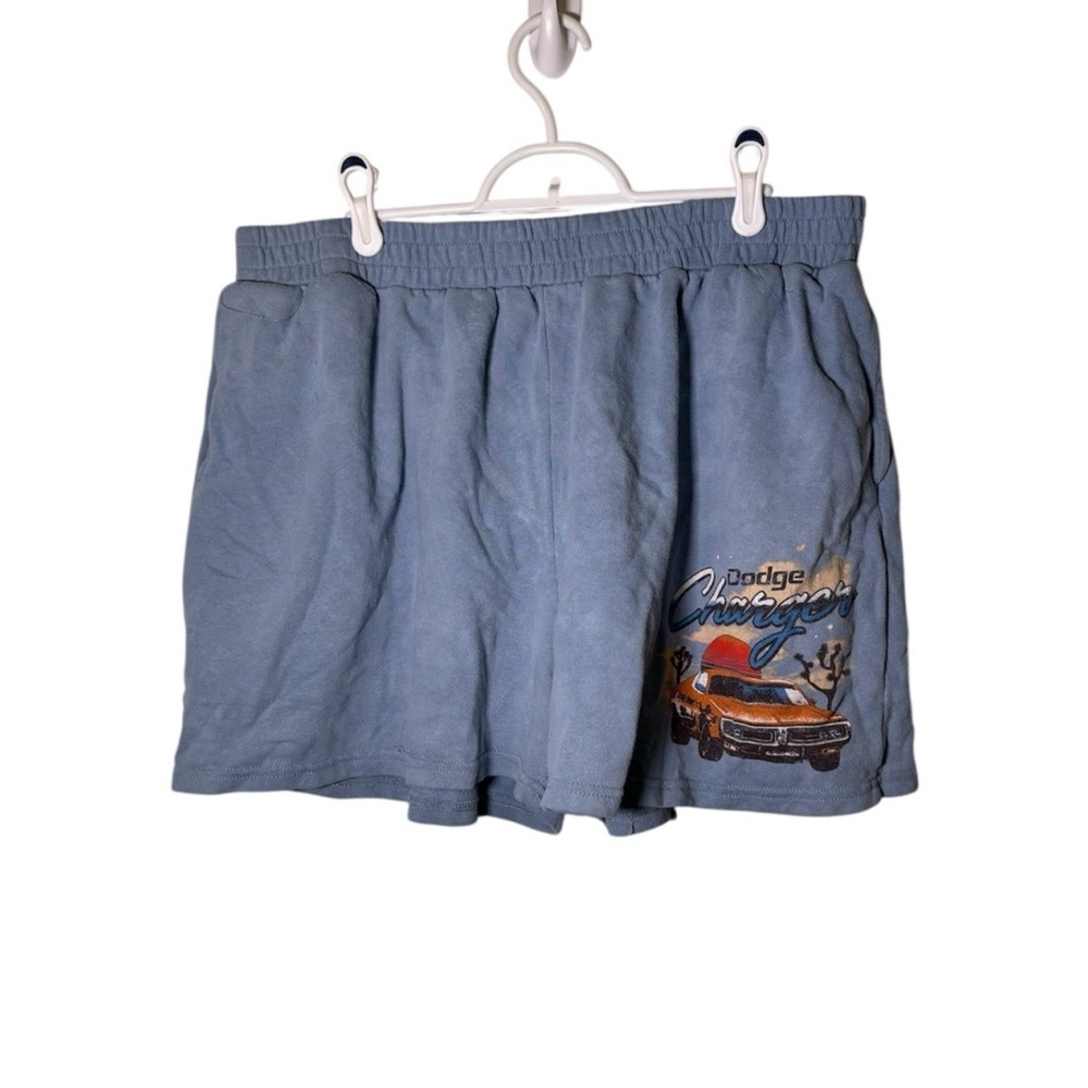 Dodge XXL Light Blue‎ Charger Classic Shorts
